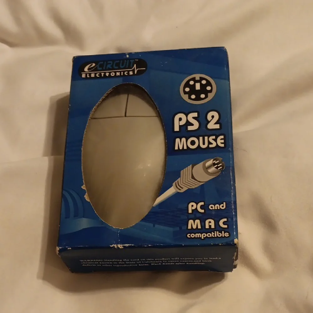 White PS/2 Mouse